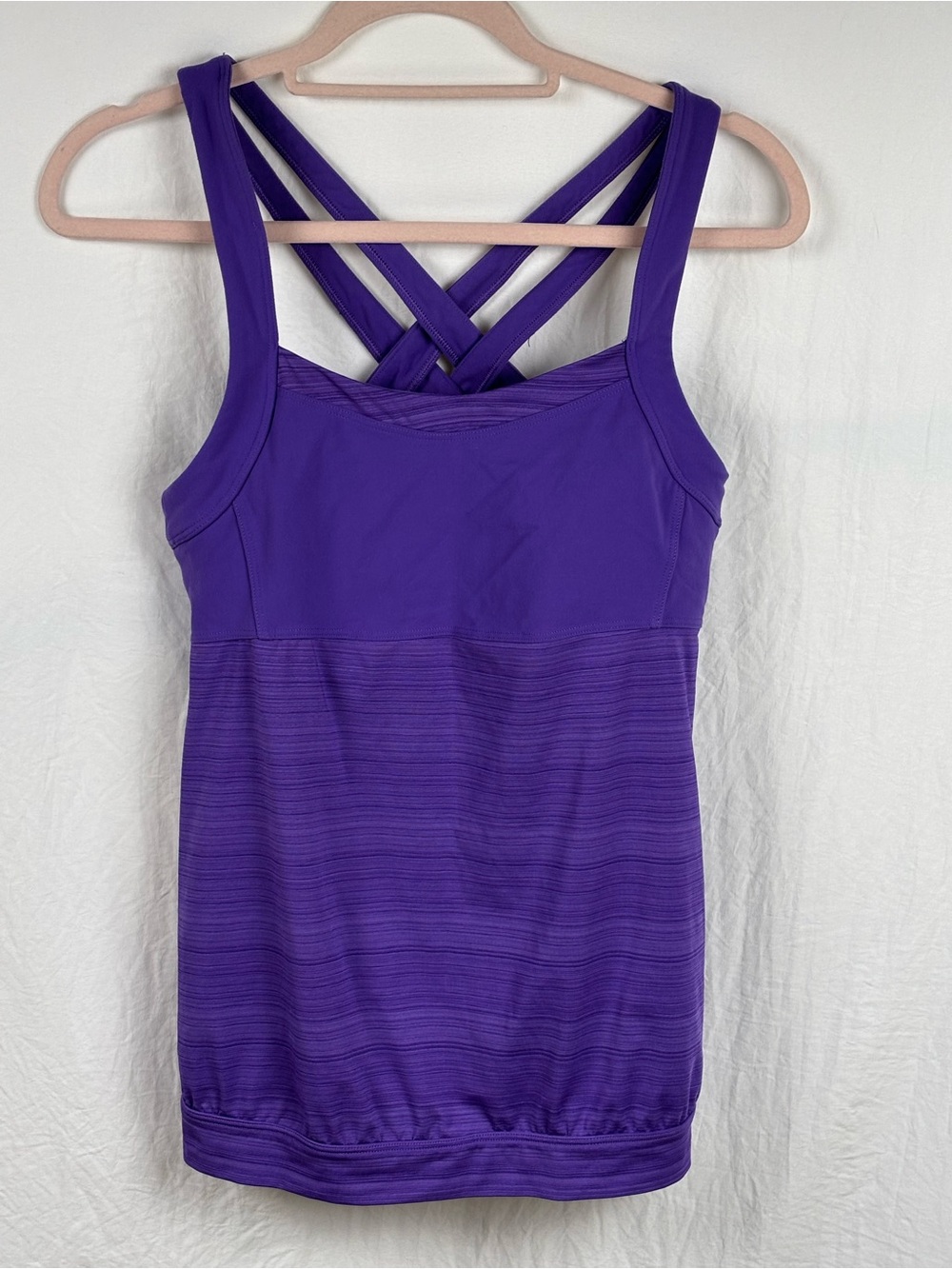 Athleta Women's medium Purple Strappy Tank Top